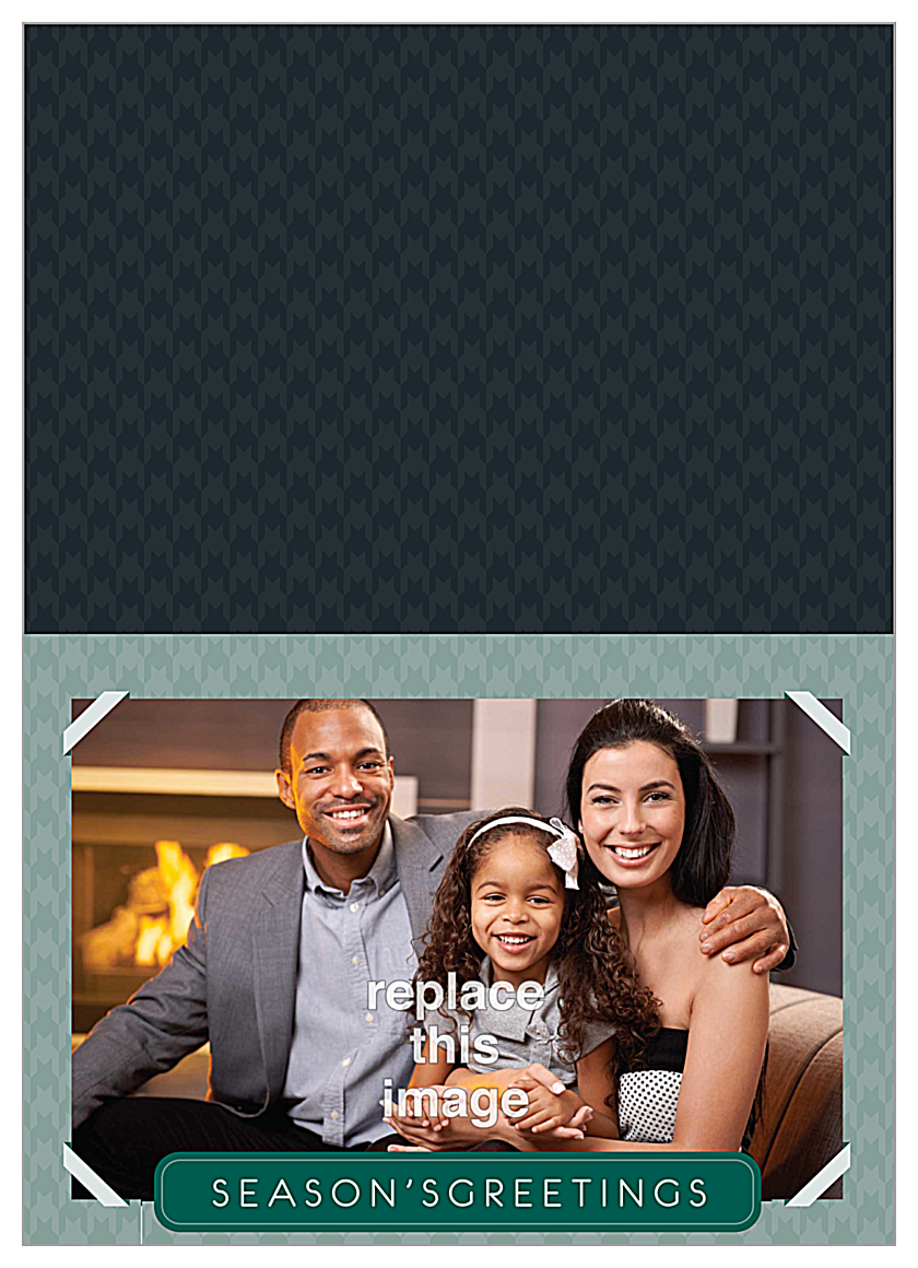 Houndstooth front - Greeting Cards Maker