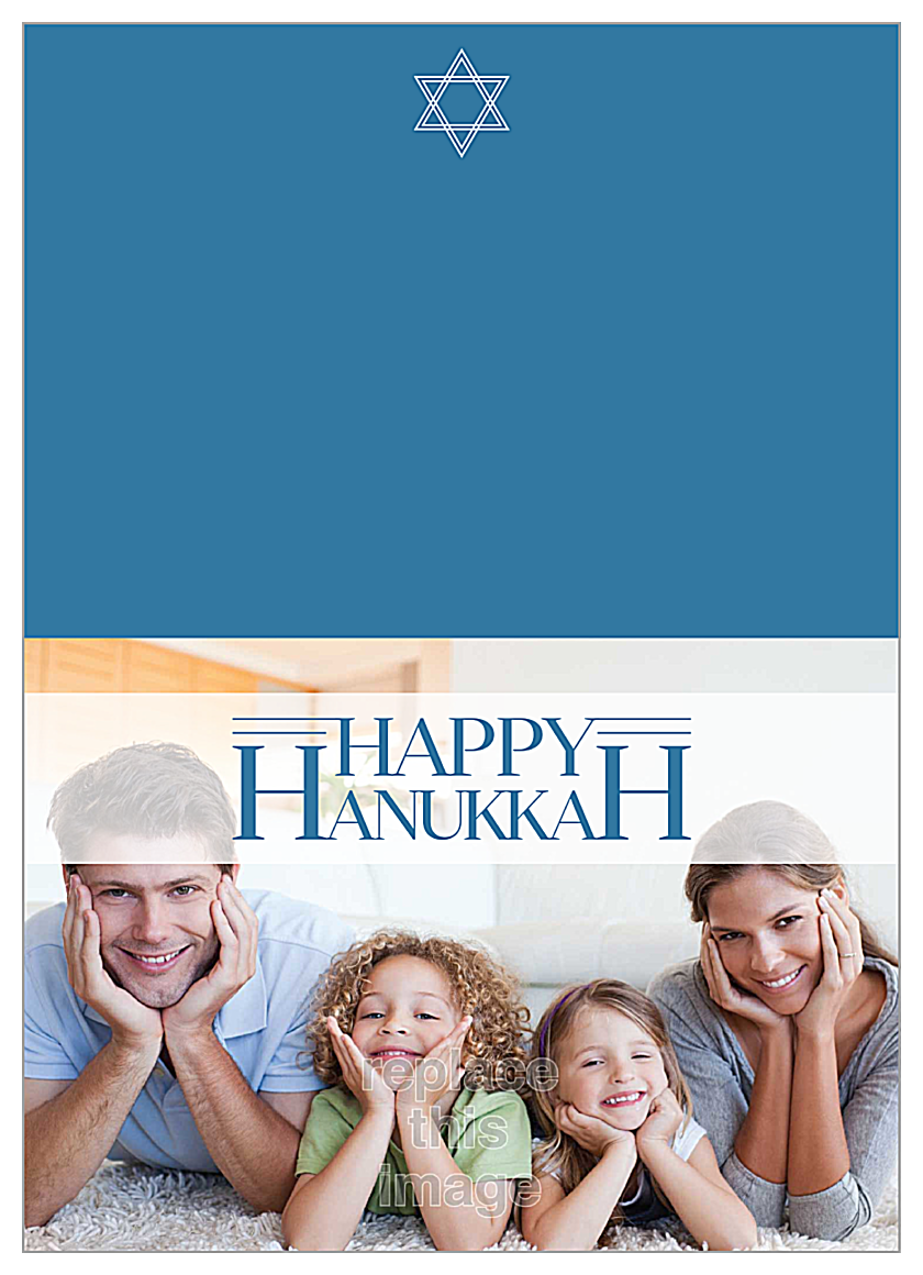 Hanukkah Time front - Greeting Cards Maker
