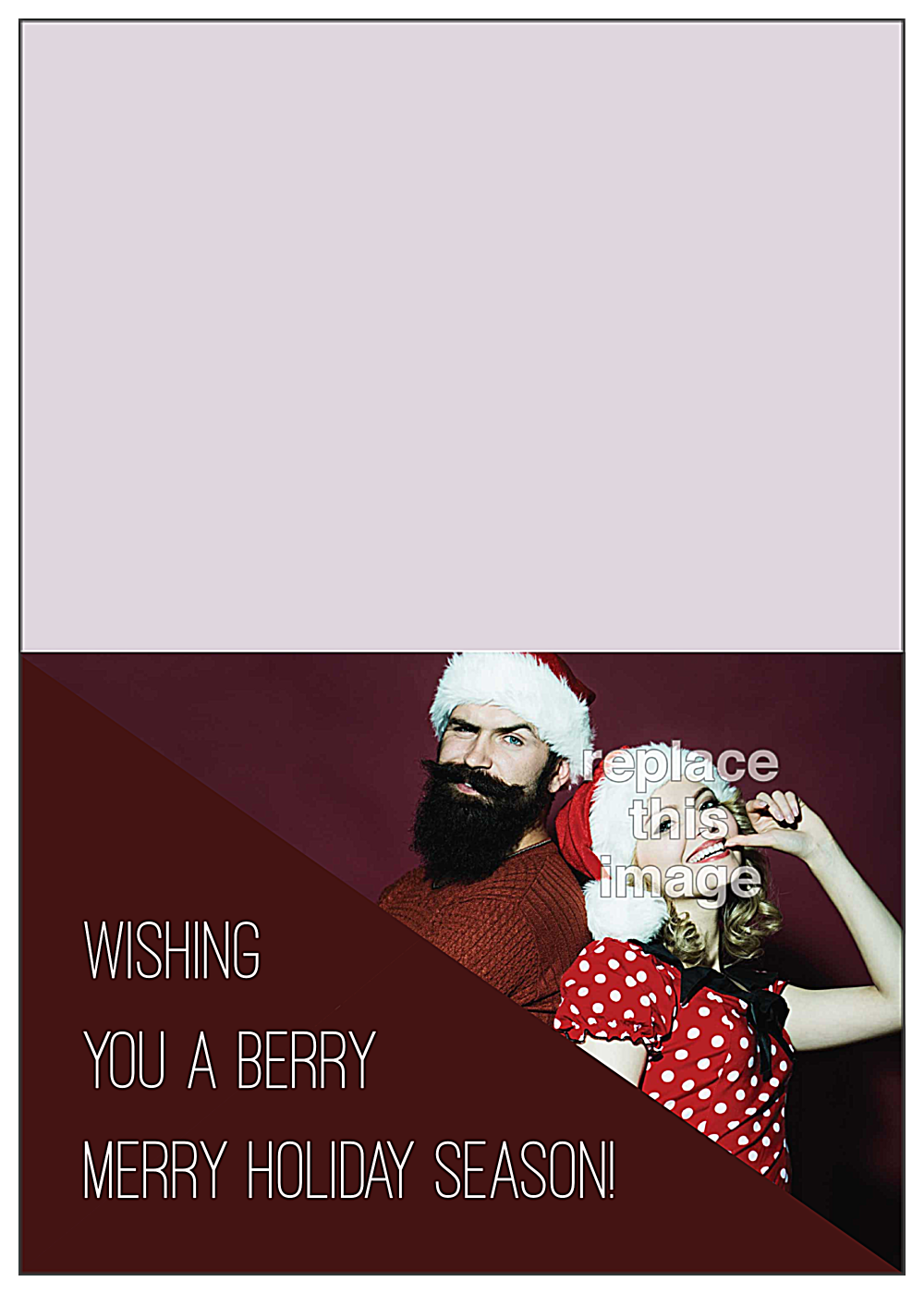 Berries And Cream back - Greeting Cards Maker