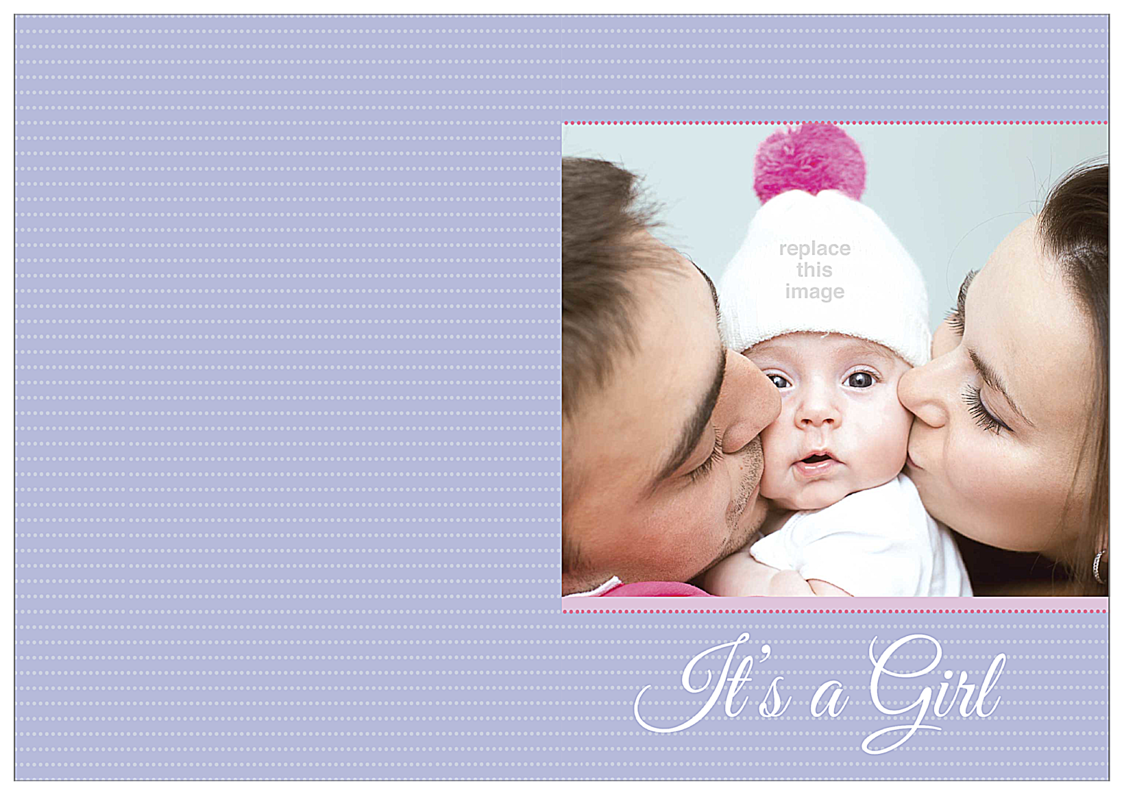 Baby Kisses front - Greeting Cards Maker