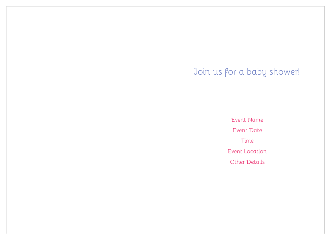 Baby Kisses back - Greeting Cards Maker