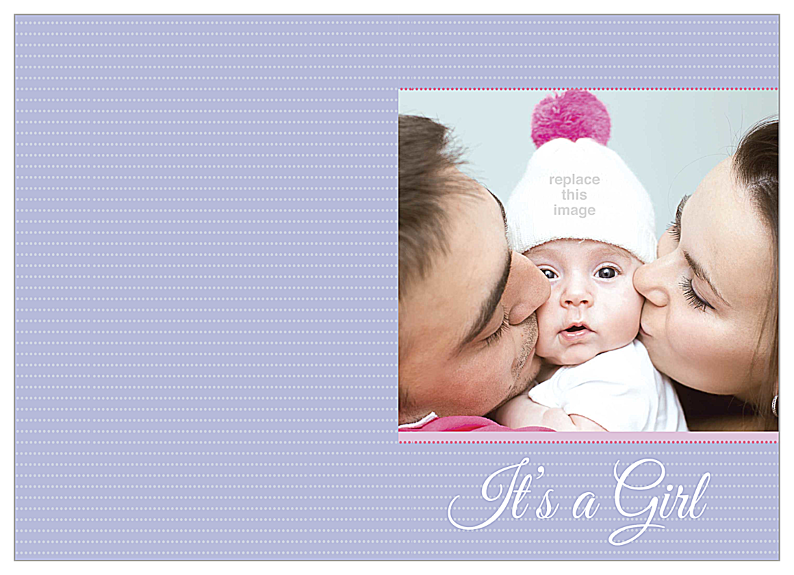 Baby Kisses front - Greeting Cards Maker