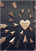 Arrow Thanks - greeting-cards Maker