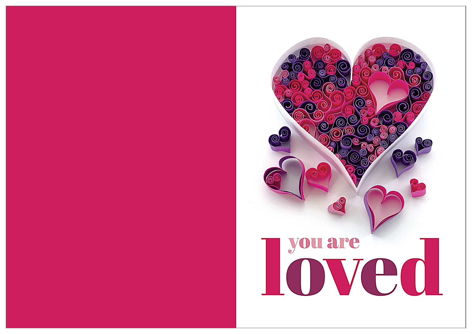 You Are Loved front - Greeting Cards Maker