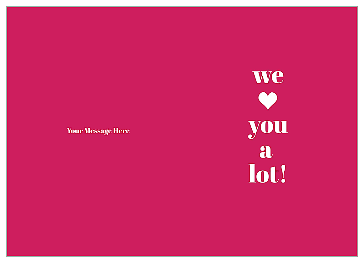 You Are Loved back - Greeting Cards Maker