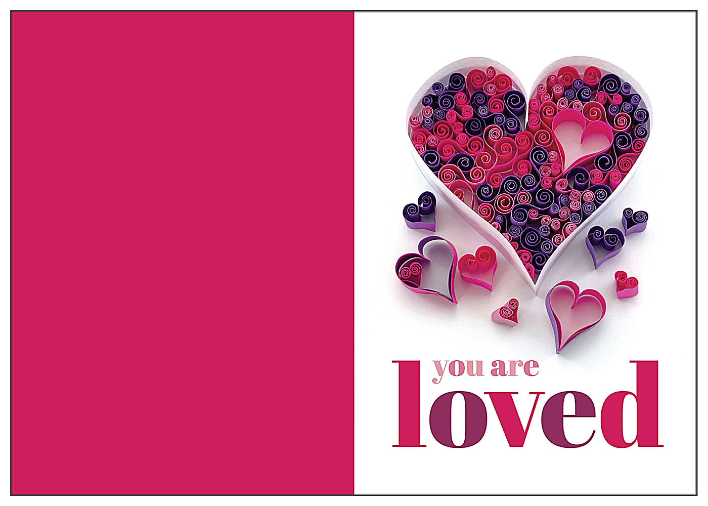 You Are Loved front - Greeting Cards Maker