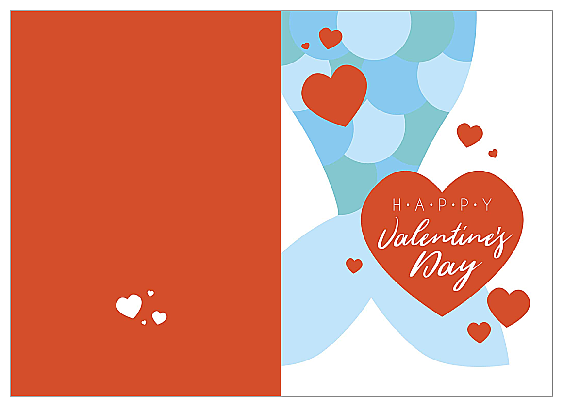 You Mermaid for Me front - Greeting Cards Maker