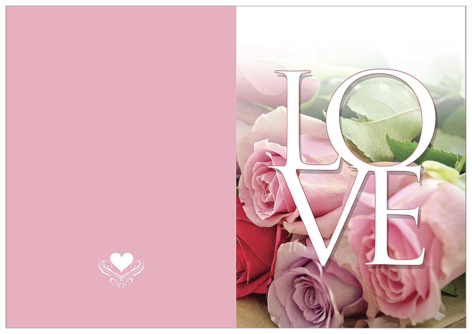 Valentine Roses front - Greeting Cards Maker