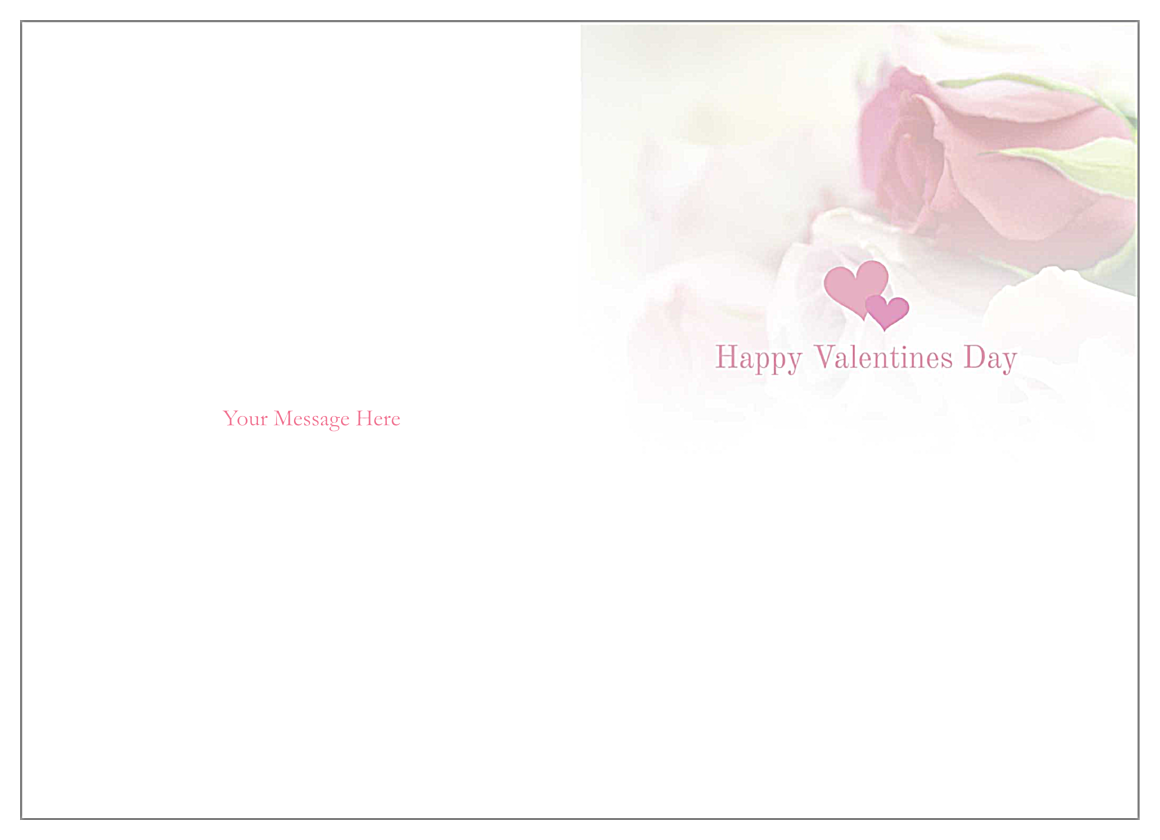 Valentine Roses back - Greeting Cards Maker