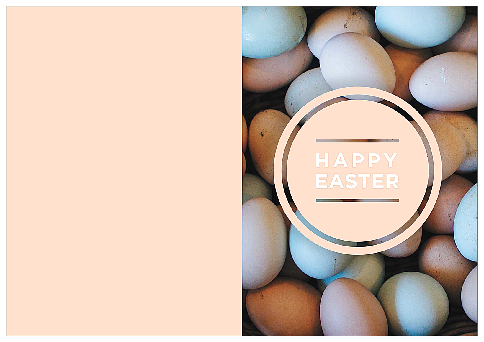 Easter Eggs front - Greeting Cards Maker