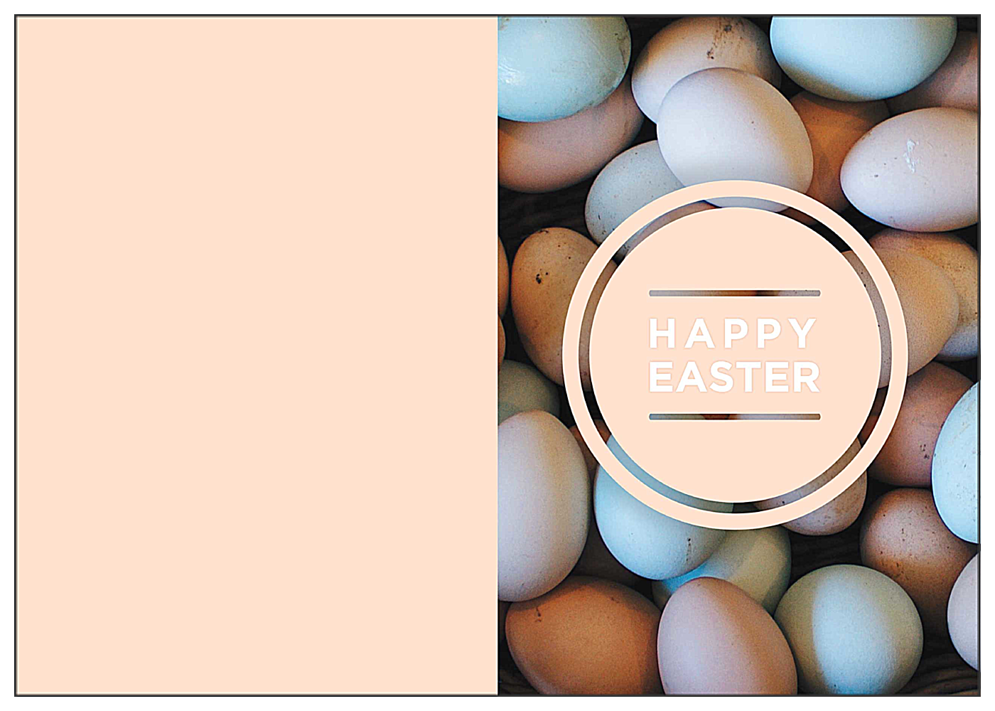 Easter Eggs front - Greeting Cards Maker