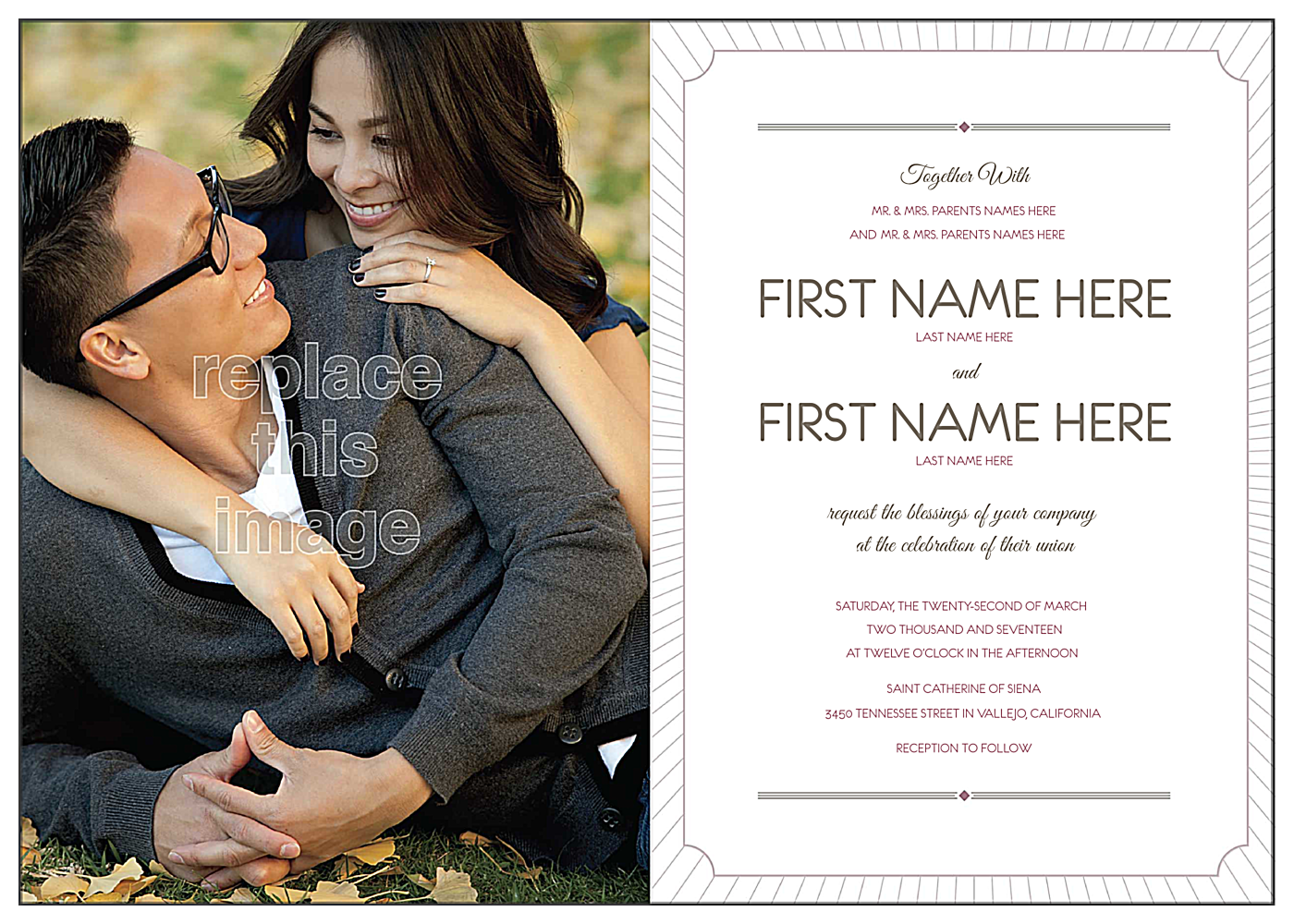 Love is Radiant back - Greeting Cards Maker