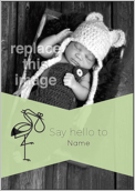 Say Hello Stork - greeting-cards Maker
