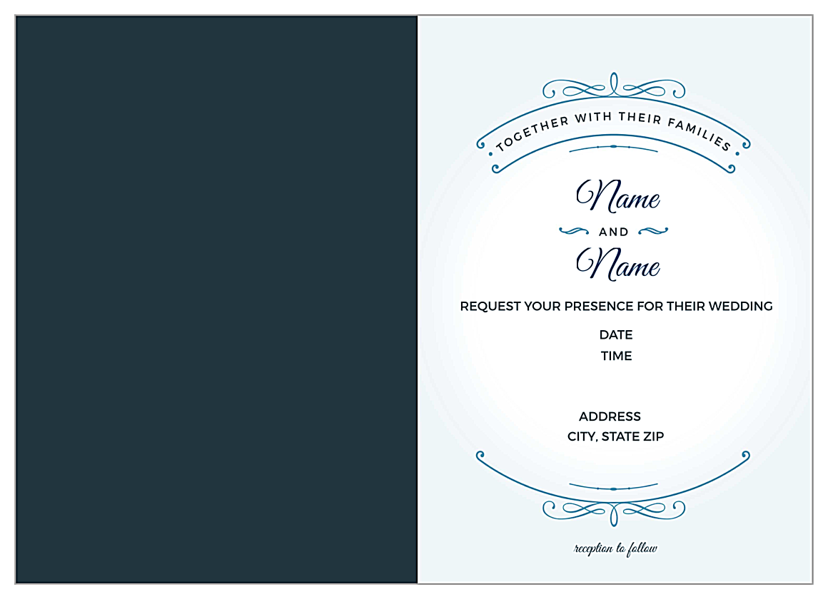 Lily Scrolls back - Greeting Cards Maker