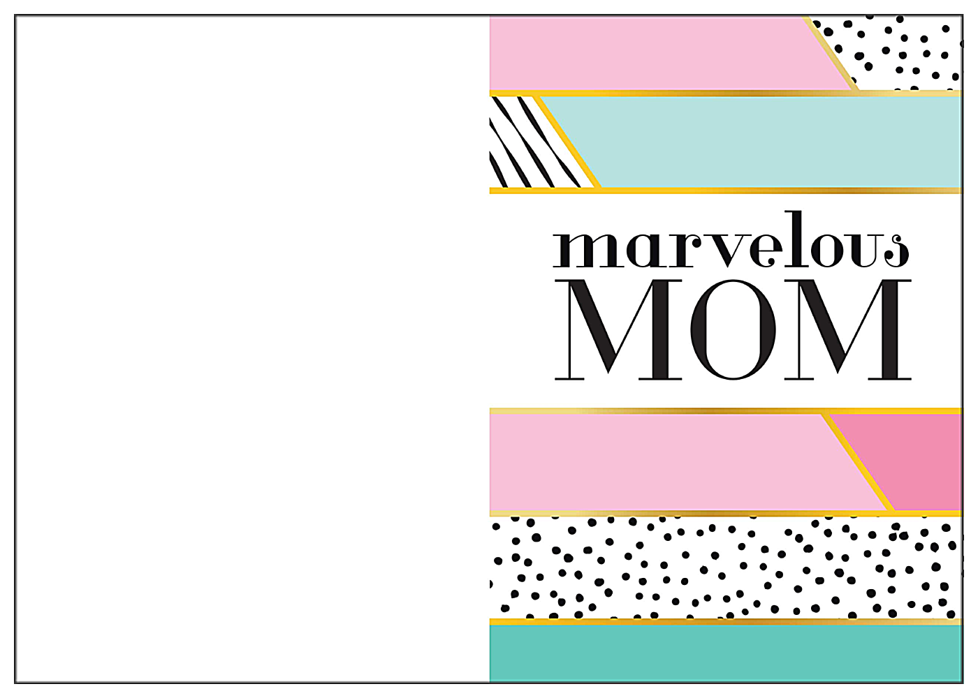 Marvelous Mom front - Greeting Cards Maker