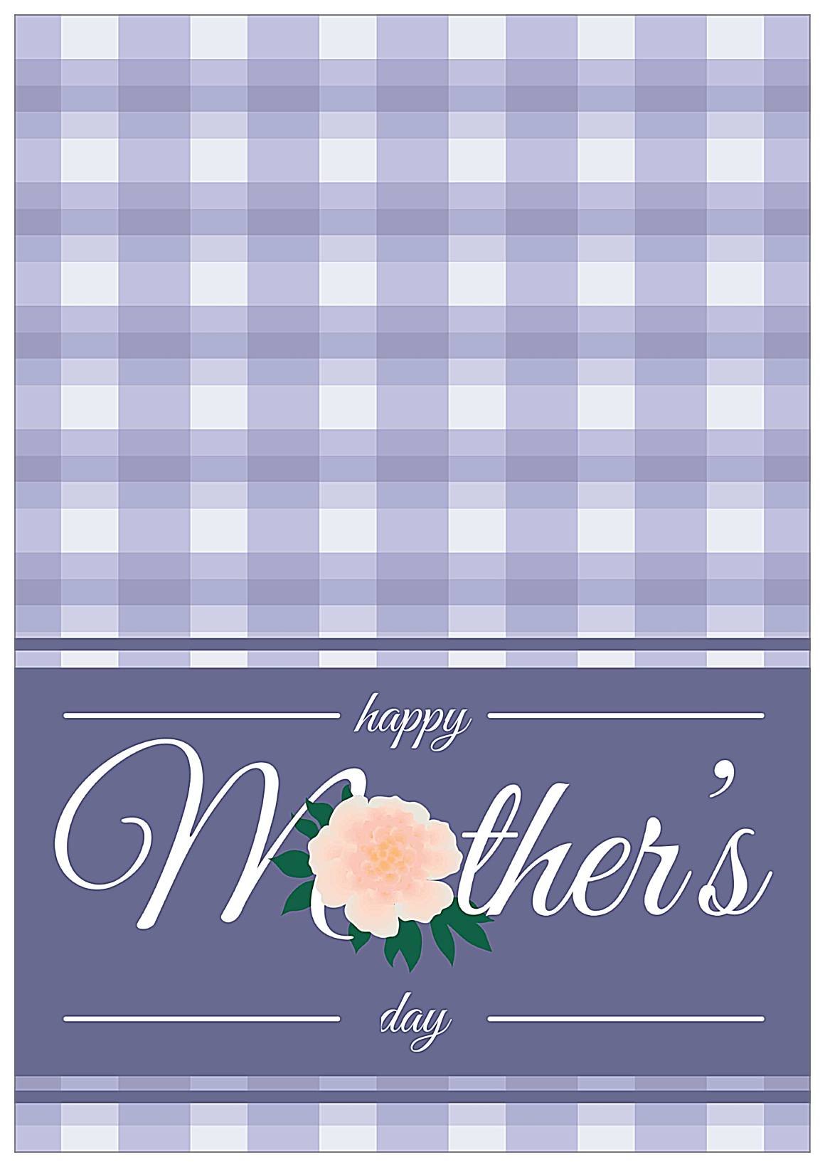 Mamas Peonies front - Greeting Cards Maker