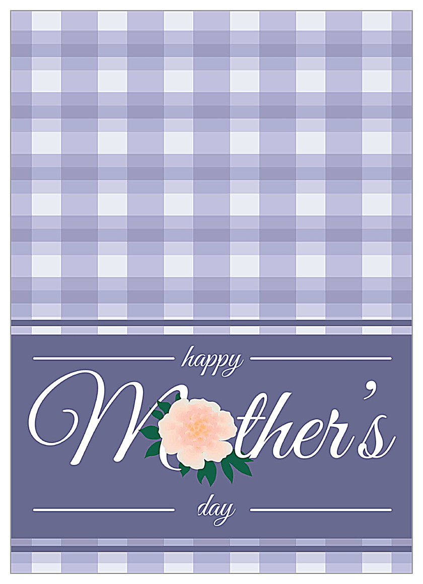 Mamas Peonies front - Greeting Cards Maker