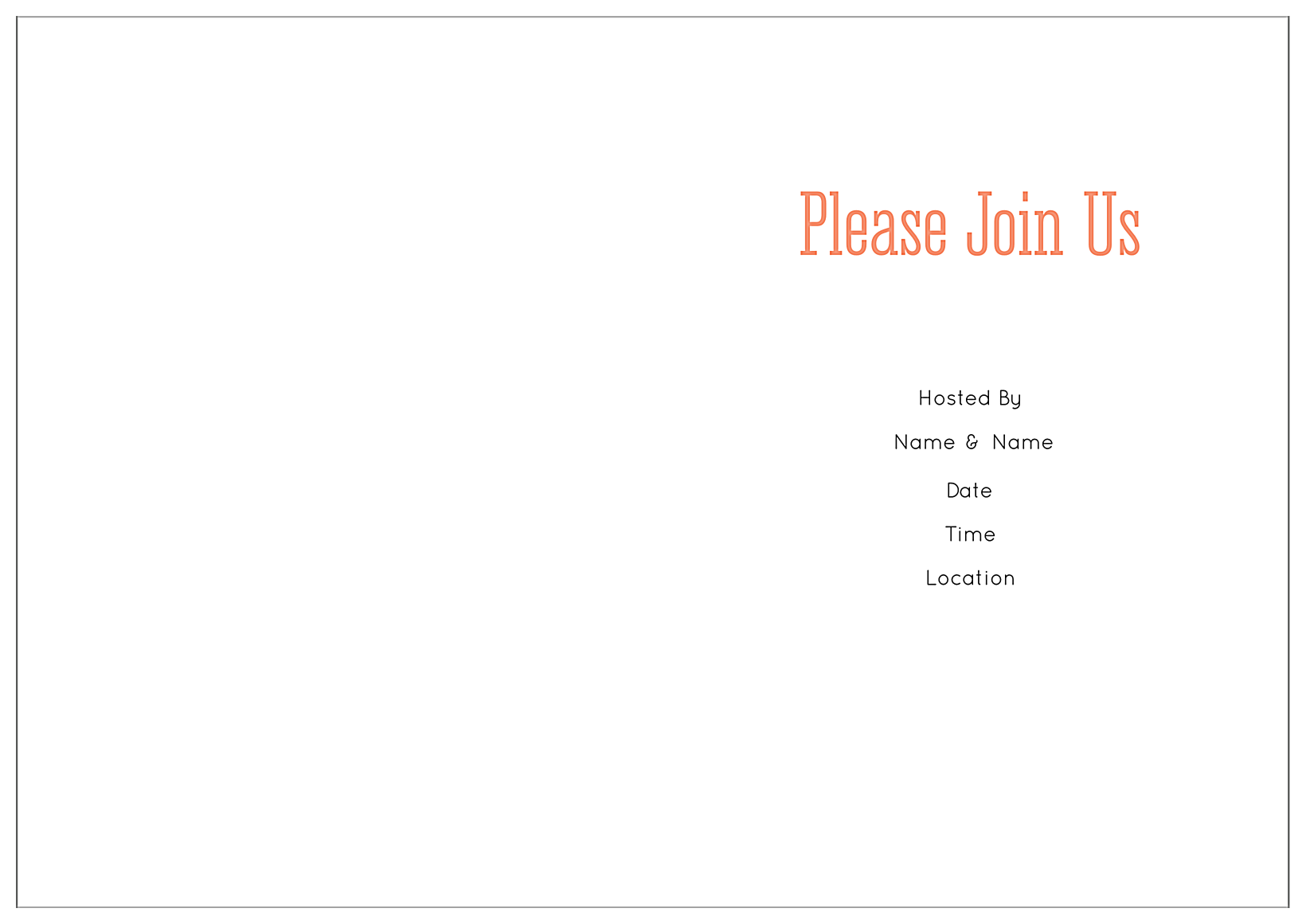 Practice at Dinner back - Greeting Cards Maker