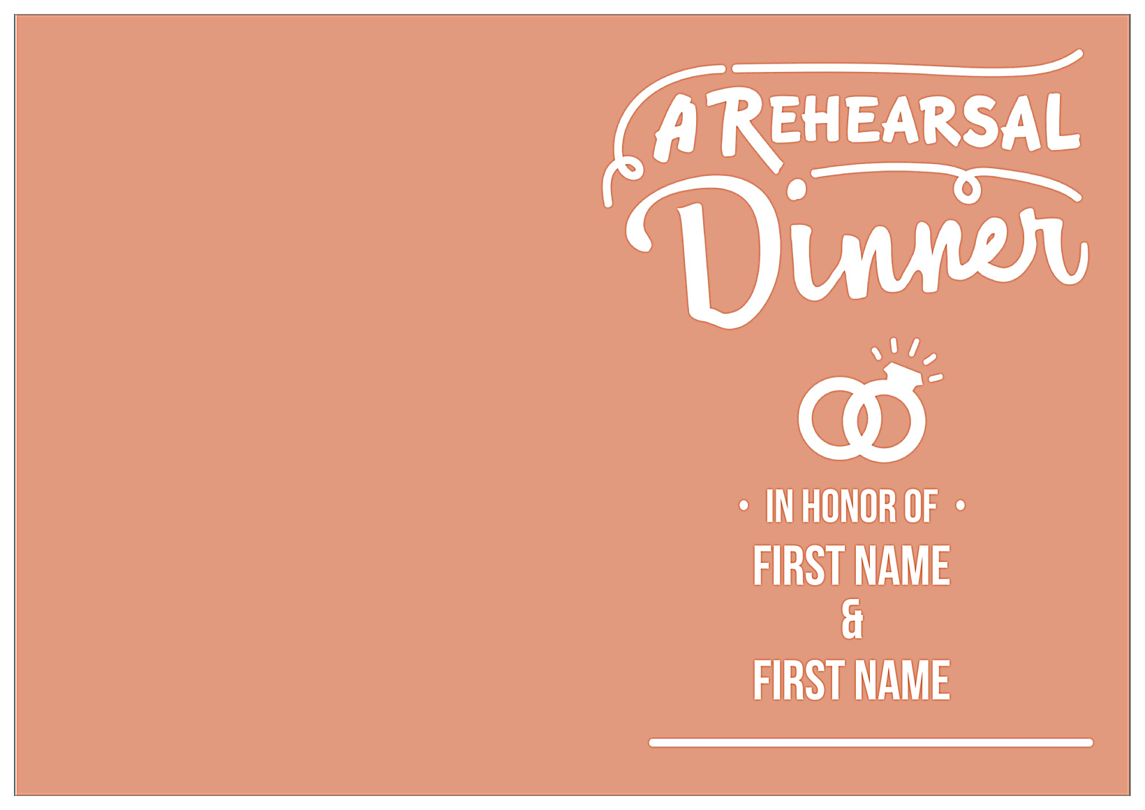 Practice at Dinner front - Greeting Cards Maker