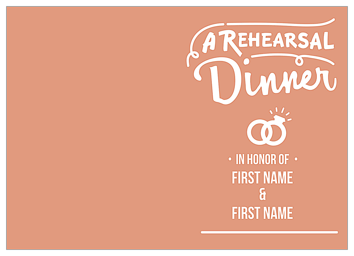 Practice at Dinner front - Greeting Cards Maker