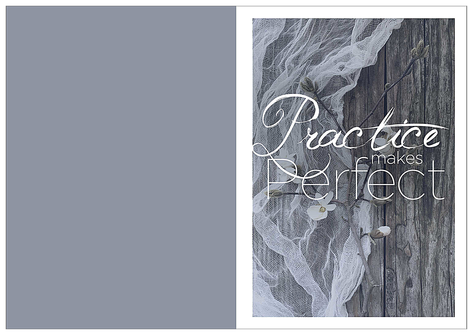 Magnolia Rehearsal front - Greeting Cards Maker