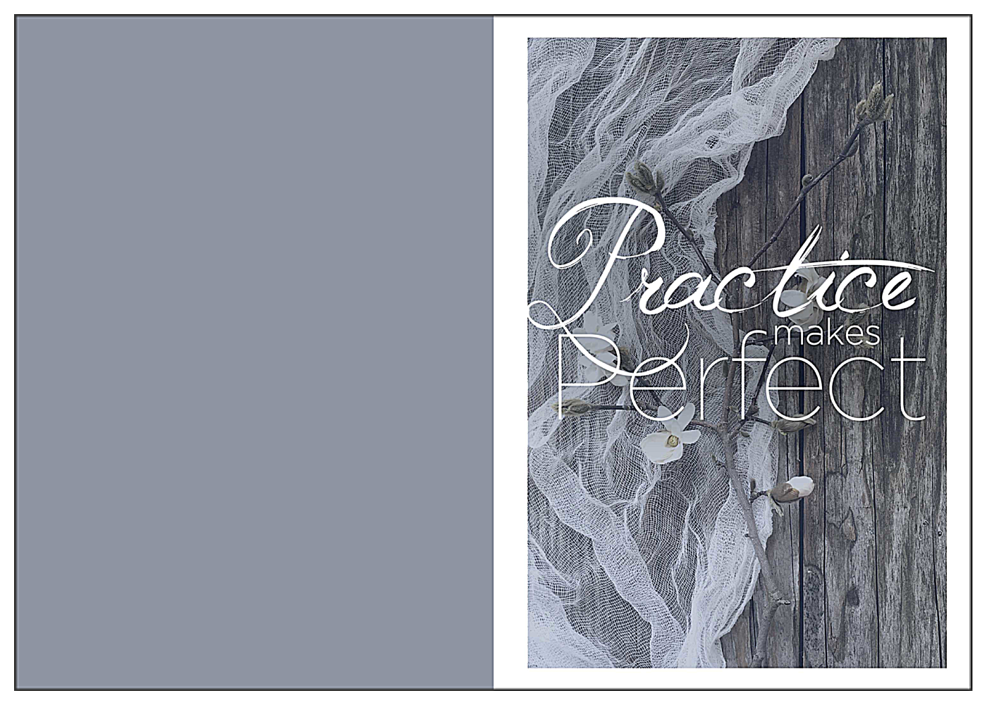 Magnolia Rehearsal front - Greeting Cards Maker