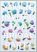 Rosey Bridal Party Petals - greeting-cards Maker
