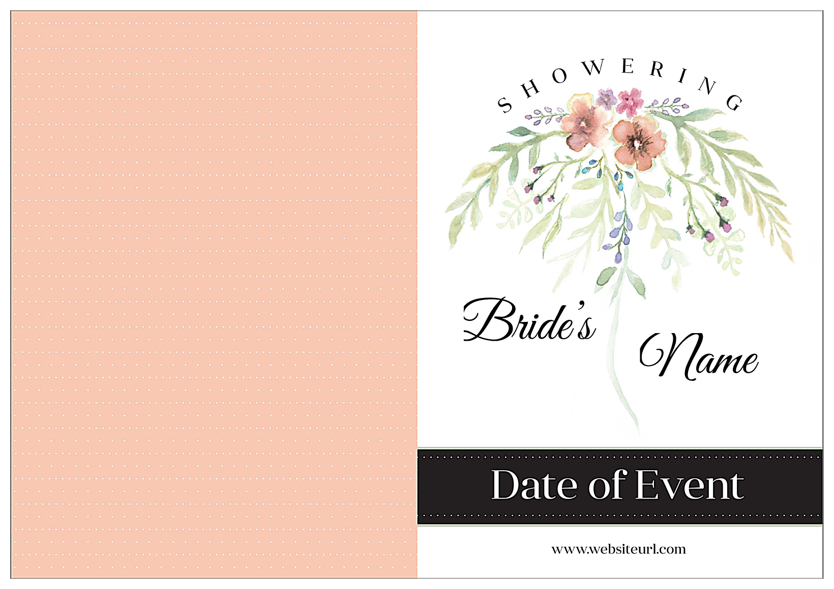 Flower Shower front - Greeting Cards Maker