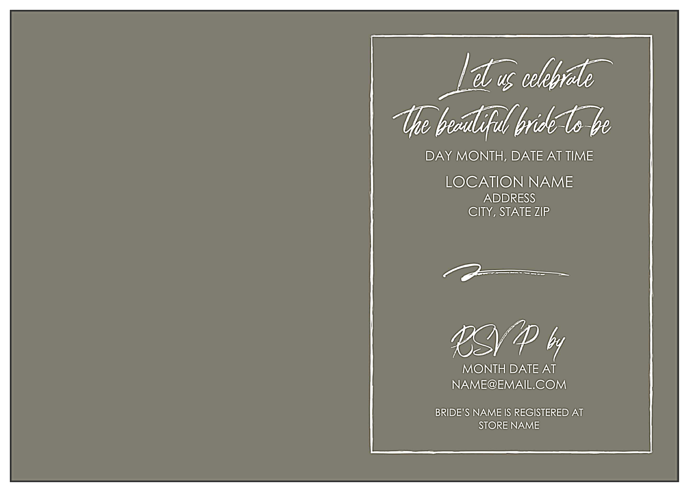 A Simple Pattern of love back - Greeting Cards Maker