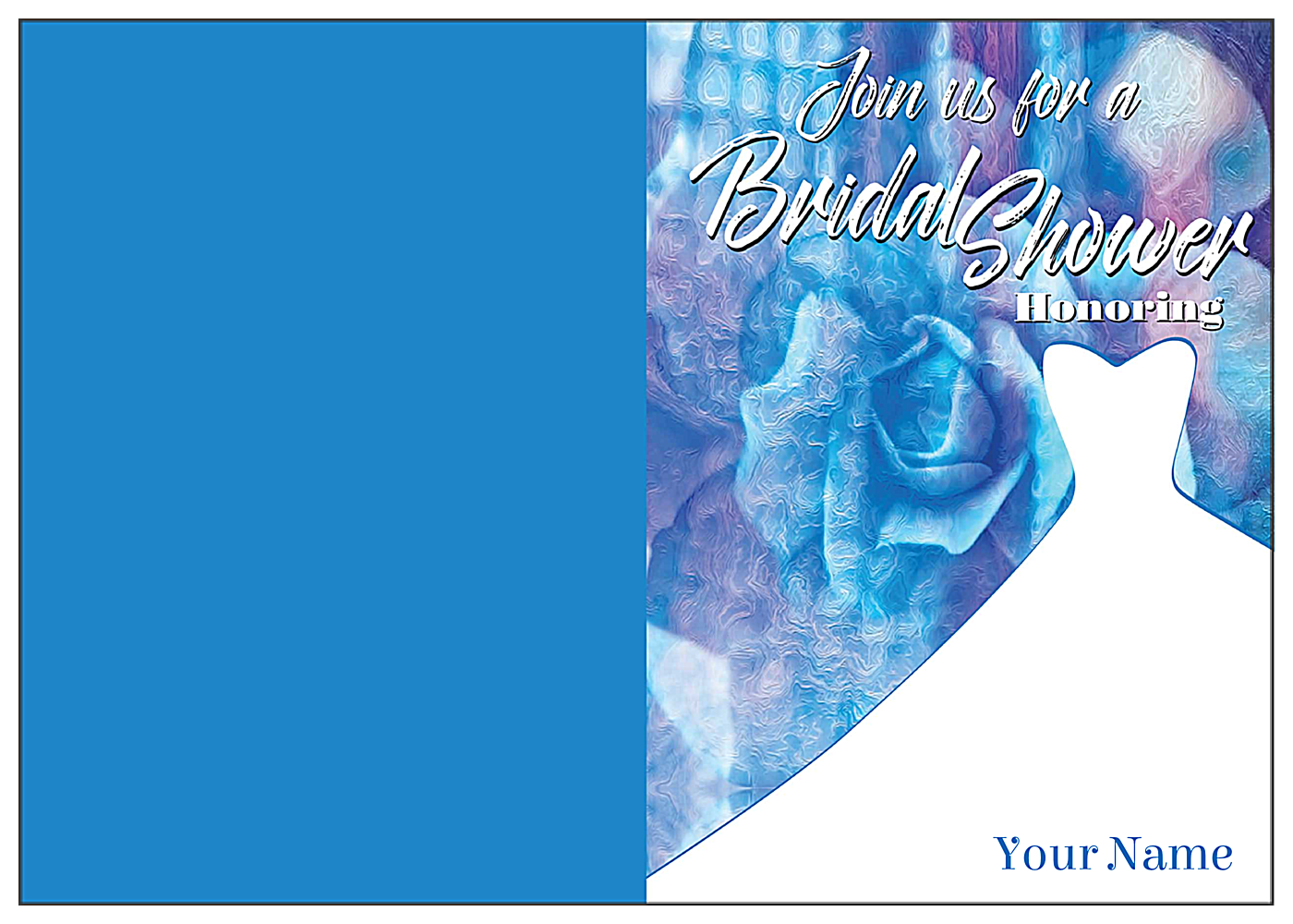 Floral Dress front - Greeting Cards Maker