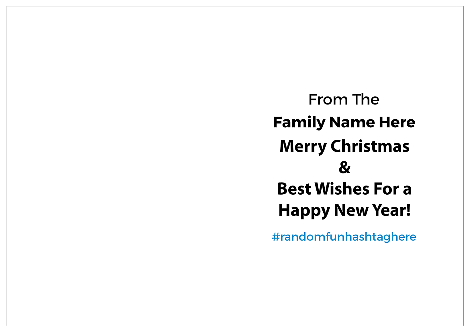 Blessed back - Greeting Cards Maker