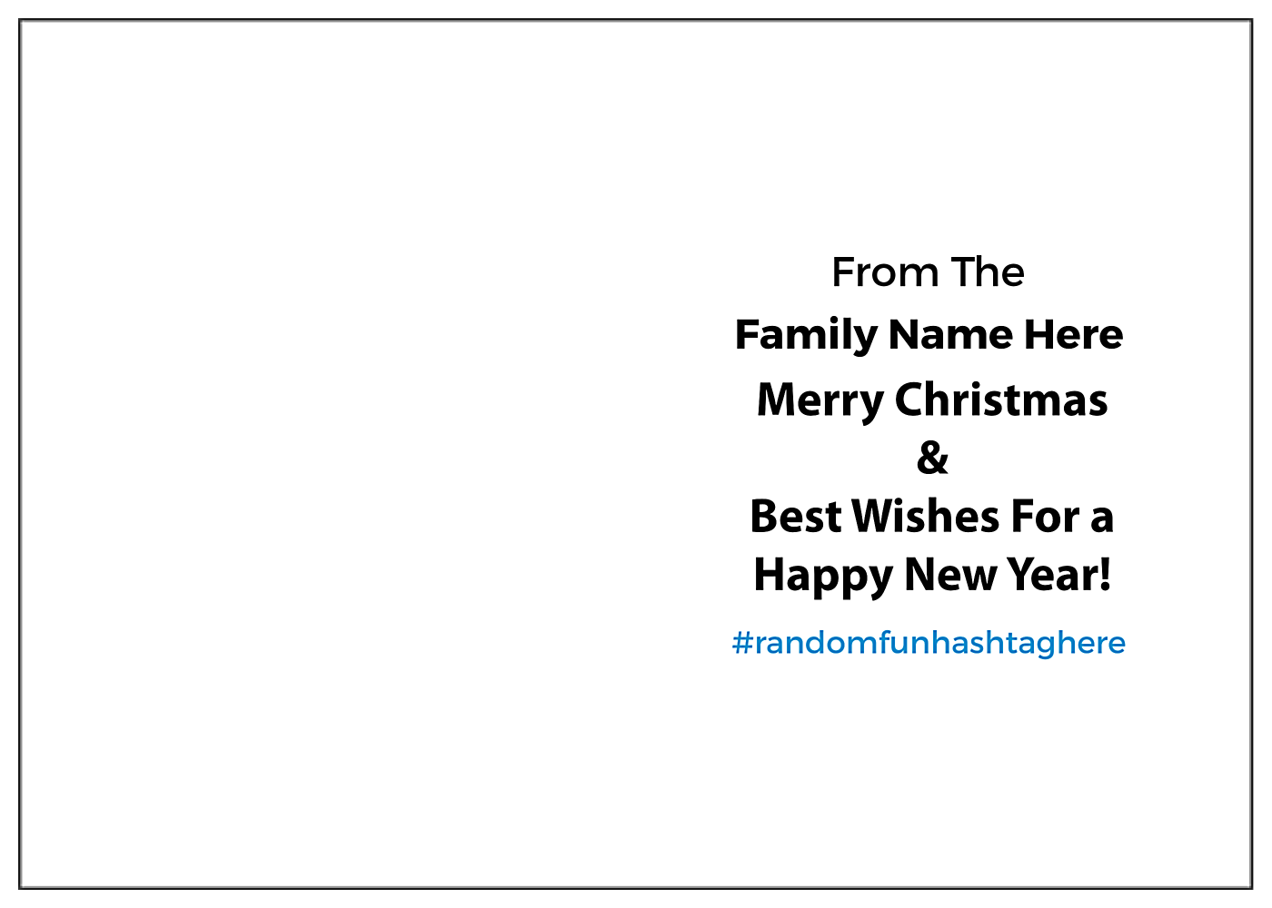 Blessed back - Greeting Cards Maker