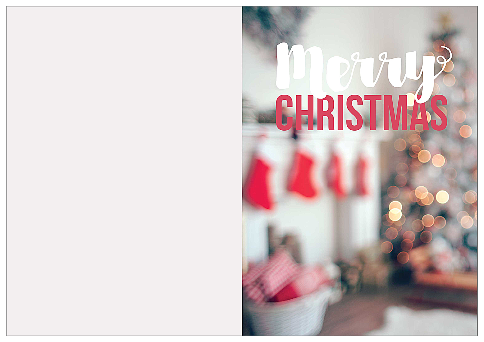 Daydreaming of Christmas front - Greeting Cards Maker