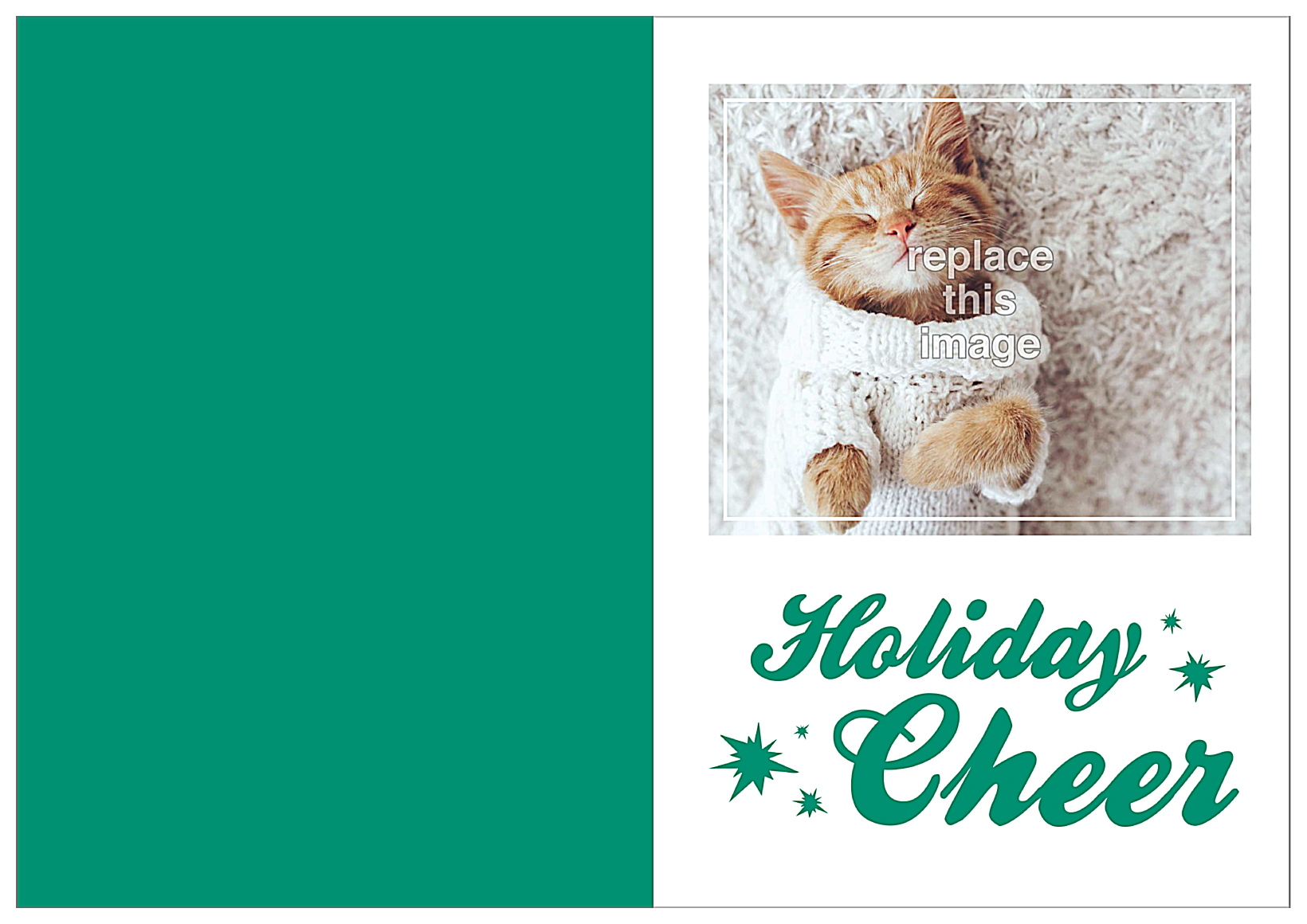 Comfort and Cheer front - Greeting Cards Maker