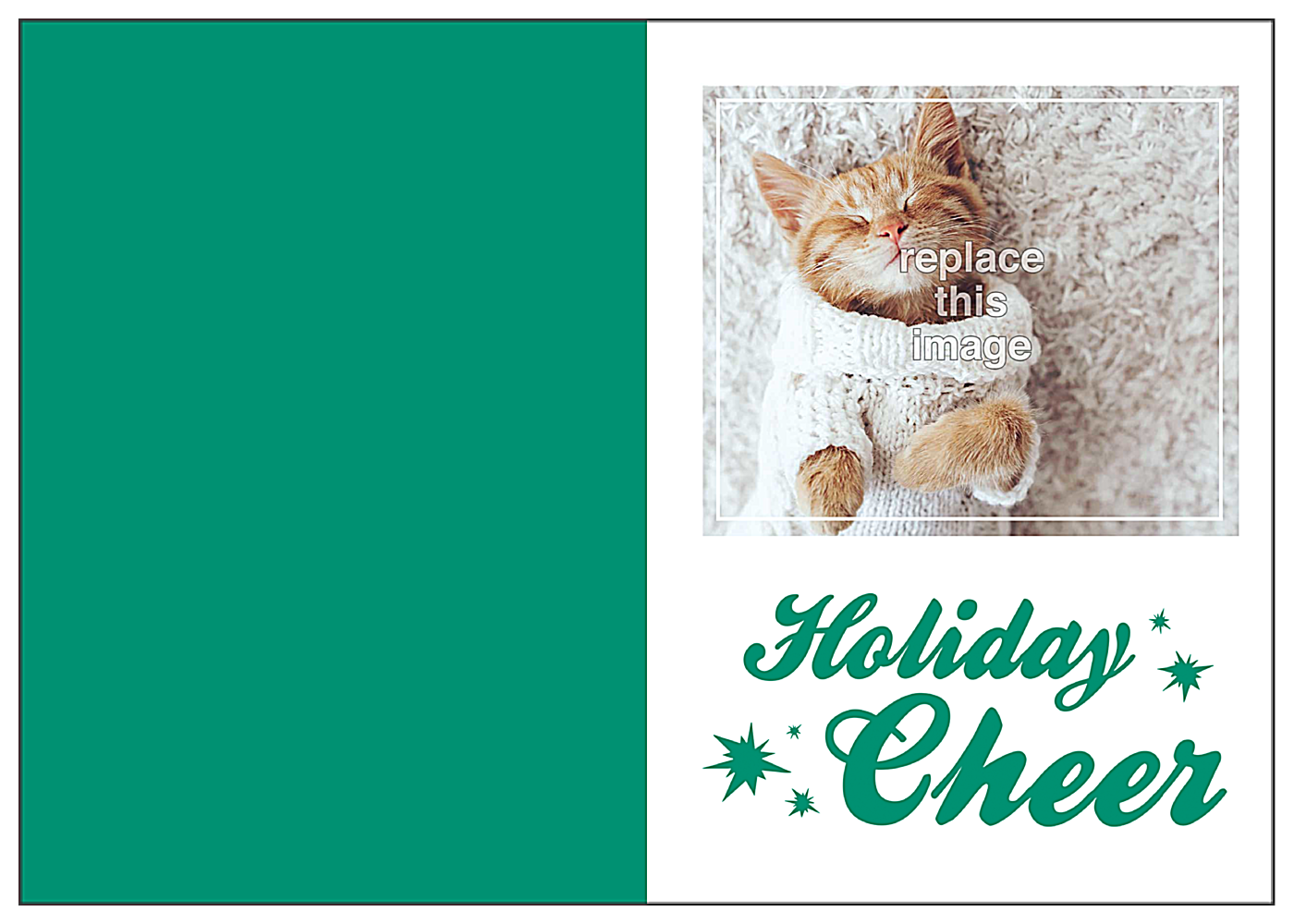 Comfort and Cheer front - Greeting Cards Maker