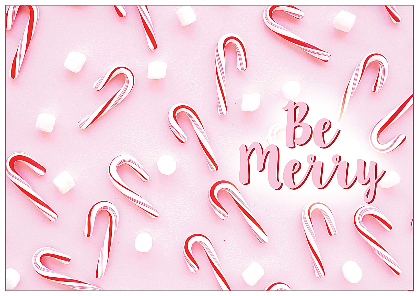 Merry Peppermint front - Greeting Cards Maker