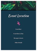 Tropical Event - invitation-cards Maker