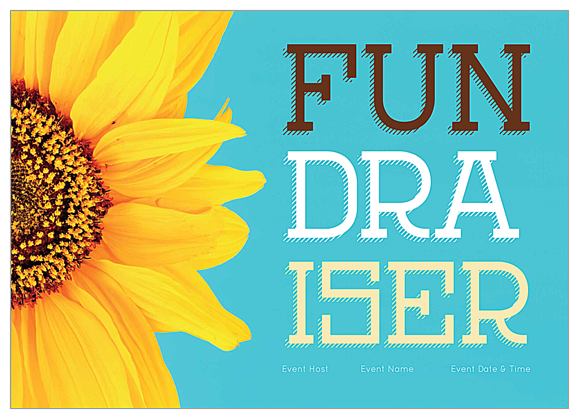 Sunflower Day front - Invitation Cards Maker