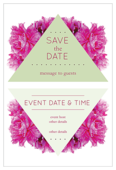 Floral Triangles - invitation-cards Maker