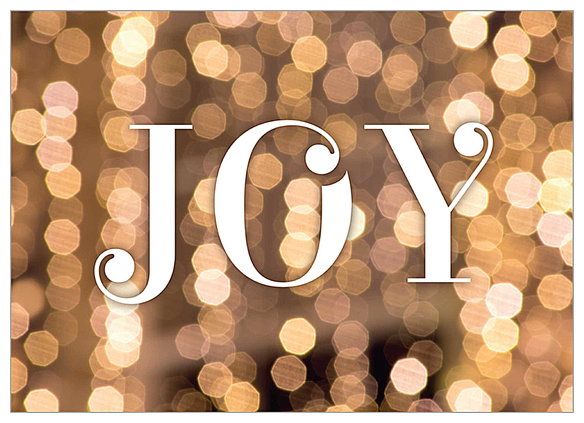 Glitter Joy front - Invitation Cards Maker