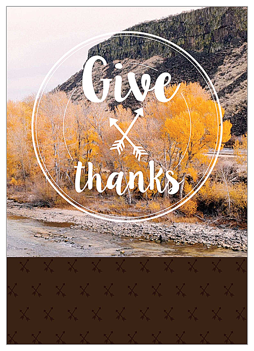 Autumnal Gratitude front - Invitation Cards Maker