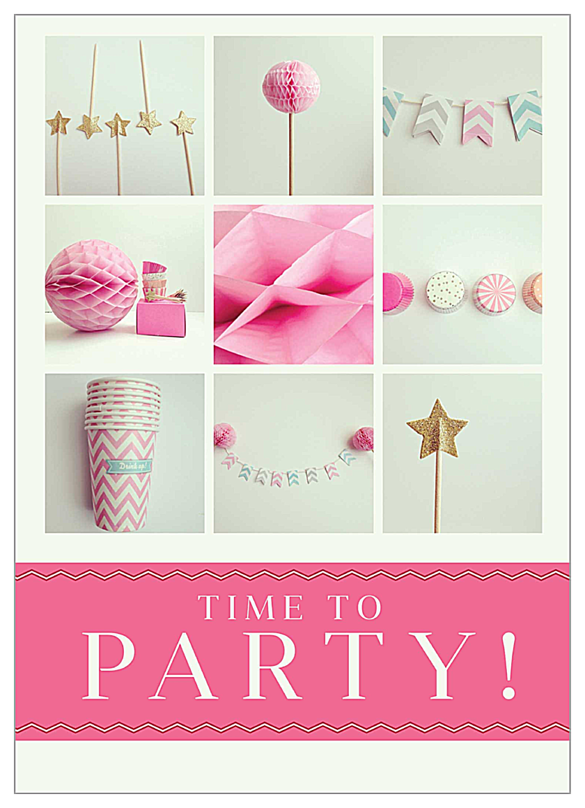 Party Props front - Invitation Cards Maker