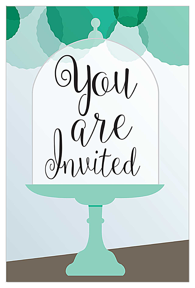Cake Stands Alone front - Invitation Cards Maker