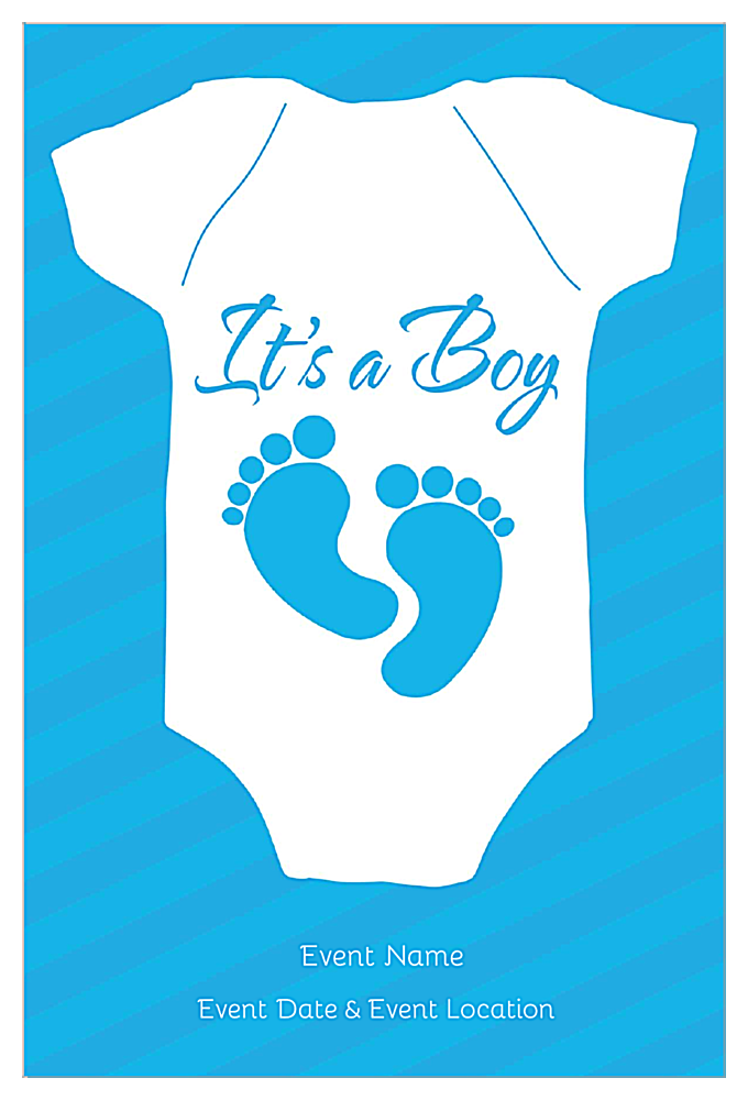 Baby Feet front - Invitation Cards Maker