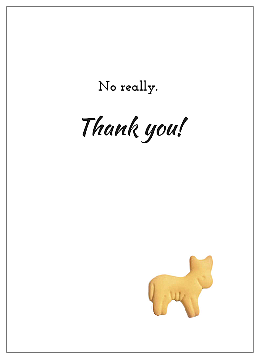 Gee Thank You back - Invitation Cards Maker