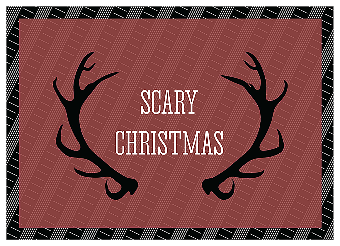 Scary Antlers front - Invitation Cards Maker