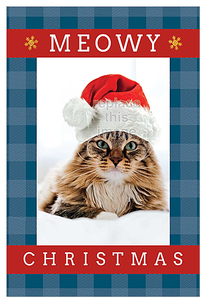 Meowy Christmas front - Invitation Cards Maker