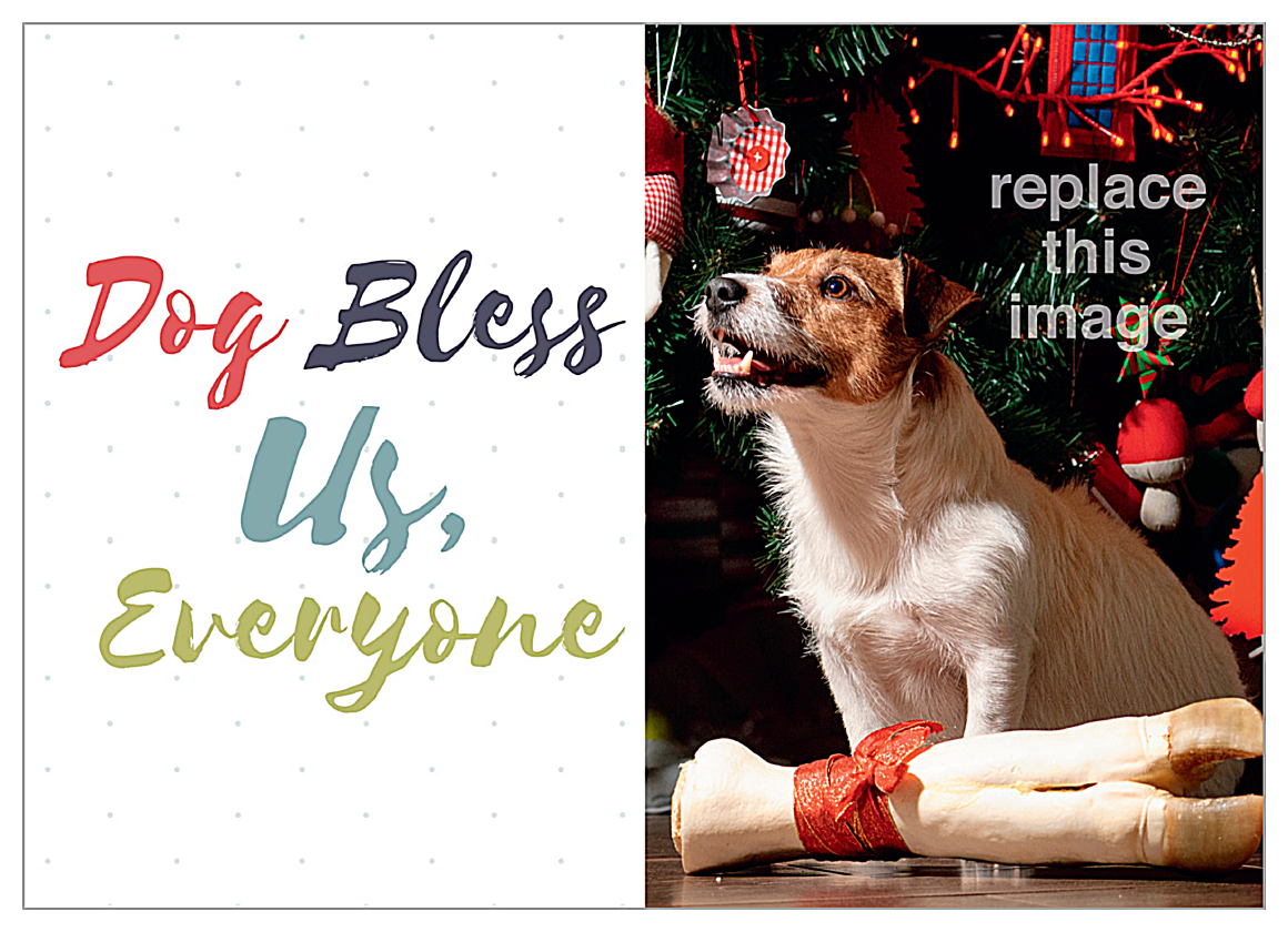 Dog Bless front - Invitation Cards Maker
