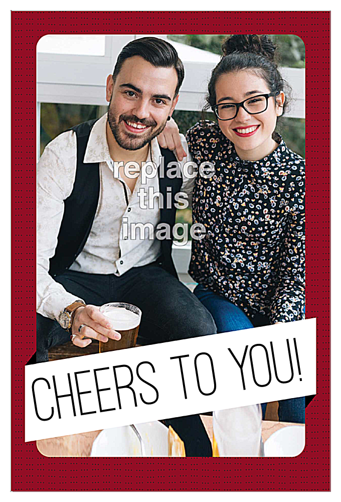Cheers Banner front - Invitation Cards Maker