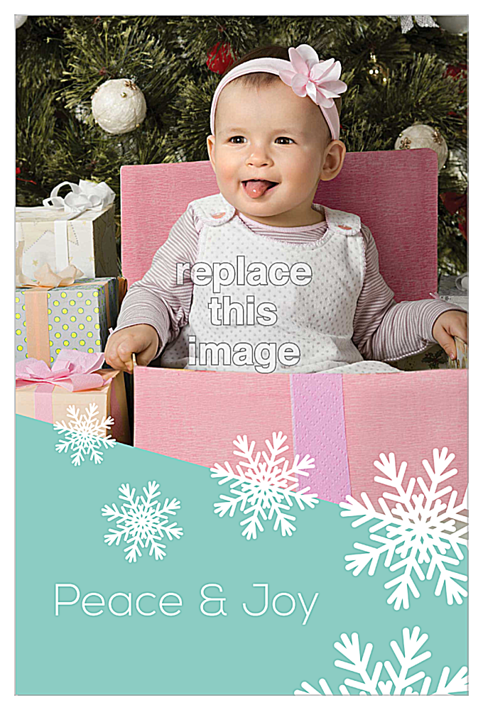 Snow Flake front - Invitation Cards Maker